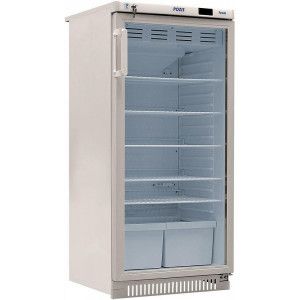 Холодильник фармацевтический POZIS ХФ-250-3 тонир. двери, серебро